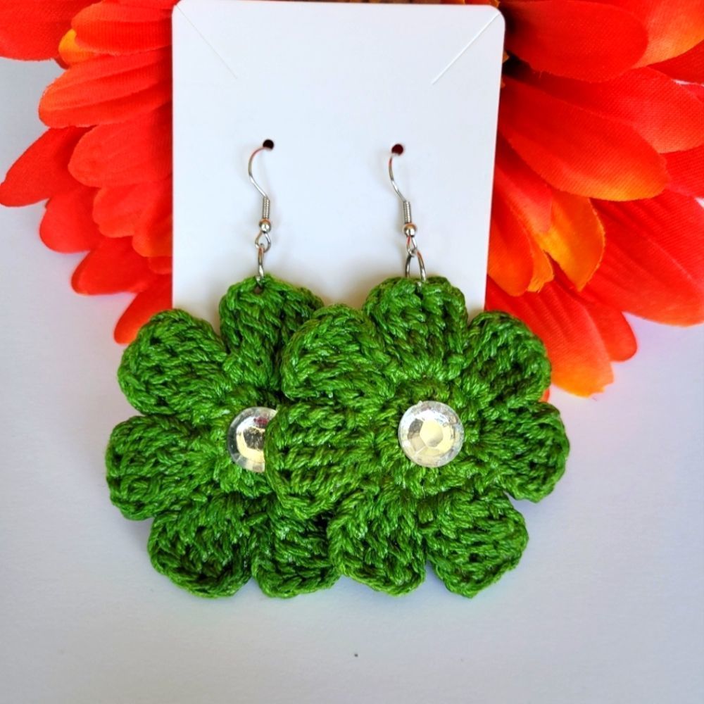 CROCHET Earrings,  Summer Earrings ☀️